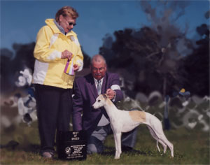 Nikki winning at Hilton Head under Roberta Campbell